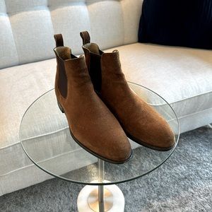 Taft Men's Brown Suede Chelsea boots (US 9M)